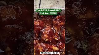 The Best Baked Barbecue Chicken Ever! This is an easy and delicious recipe. Thanks for watching.