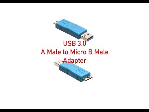 USB 3.0 A Male to Micro B Male Adapter P#1232