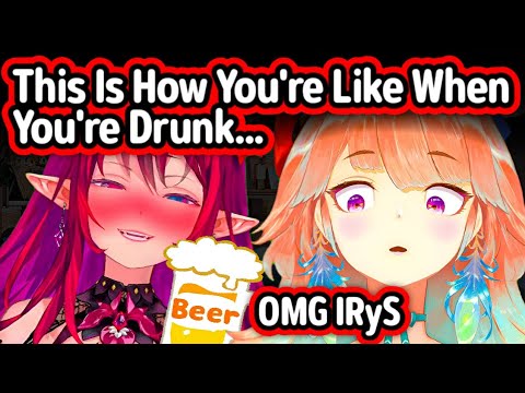 Kiara's Surprised After Seeing How IRyS Acts When She's Drunk IRL