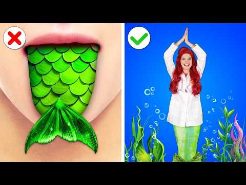 Mermaid Is A Doctor - Funny Moments and Simple Hacks