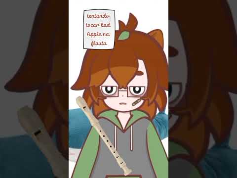 tentando tocar bad Apple(de touhou) #vtuber #vtuberbr #viral #foryou #flauta #flute #touhou #short