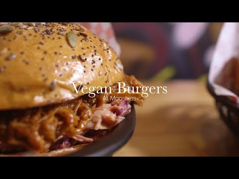 Vegan Pulled Pork & Plant Based Burgers at Mooshies, London