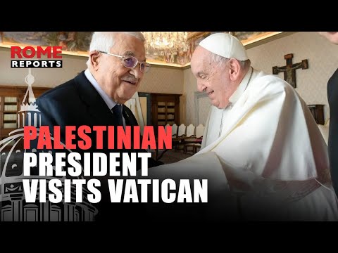 Pope Francis meets with Palestinian president at the Vatican