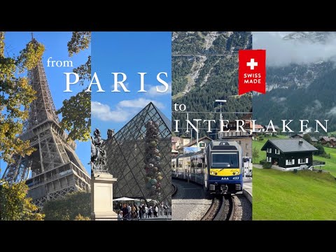 🇫🇷 paris in 5 days 🛍️🚂 train to interlaken switzerland + shopping chanel dior