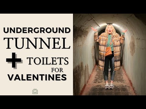 UNDERGROUND TUNNEL and  TOILETS for Valentines Day?! | Vlog