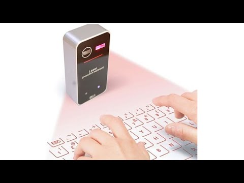 Futuristic Laser Projection Keyboard that you can buy (with typing test)