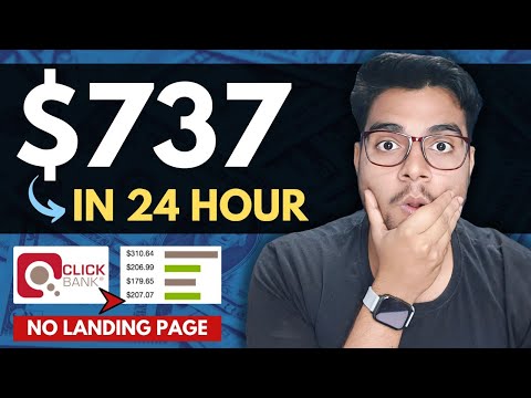 How I Earned $737 in a Day with ClickBank + Ai Affiliate Marketing 2023 – No Landing Page Needed