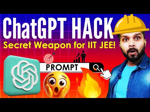 ChatGPT | Crack IIT JEE Like a Pro With these Secret Prompts ! 🚀📚 | Part - 1