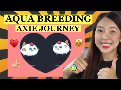 AXIE UPDATE : AQUA BREEDING AND BABIES (welcoming my 2nd team) TAGALOG