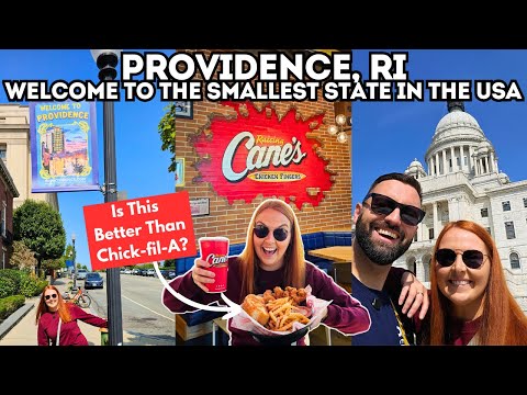 Visiting The SMALLEST State In The USA - Providence, Rhode Island - New England Road Trip