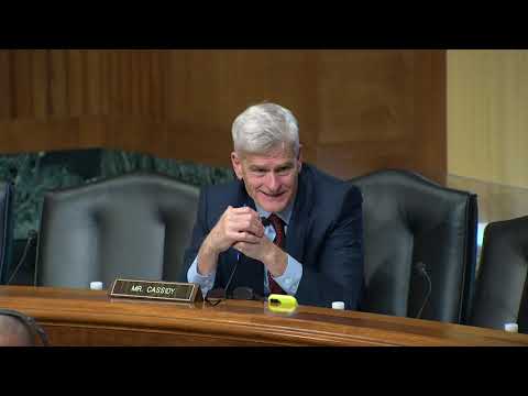 Cassidy Asks Questions During Senate Finance Hearing on the Fentanyl Crisis