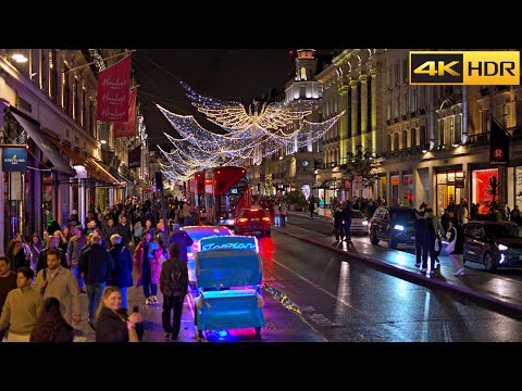 2 HOURS of Christmas Magic in London 🎄 Festive Highlights 2024 I Christmas Markets Rush [4K HDR]