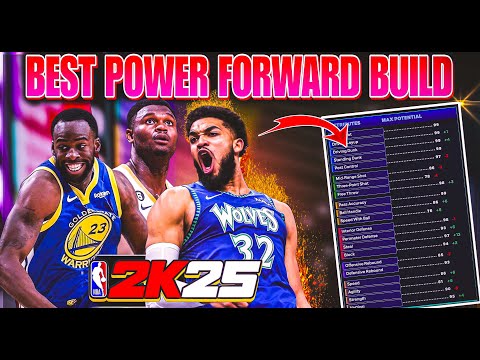 BEST POWER FORWARD BUILD IN NBA 2K25!!