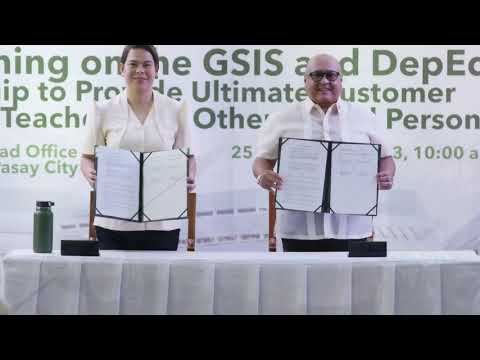 GSIS DepEd MOA Signing