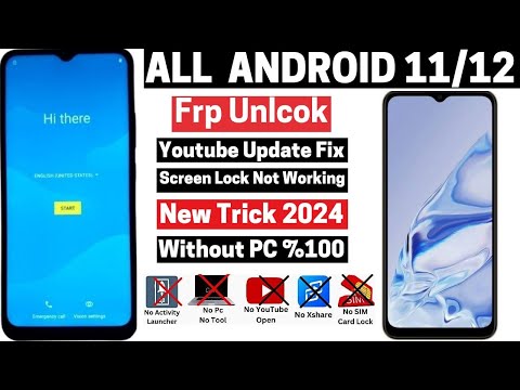 All Android 11/12 FRP Bypass 2024  ✅  ❌ NO XShare ❌ NO Activity Launcher New Method 2024 Without Pc