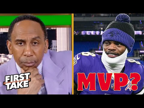 FIRST TAKE | Stephen A.: Lamar will be most deserving MVP candidate if Ravens beat Texans tonight