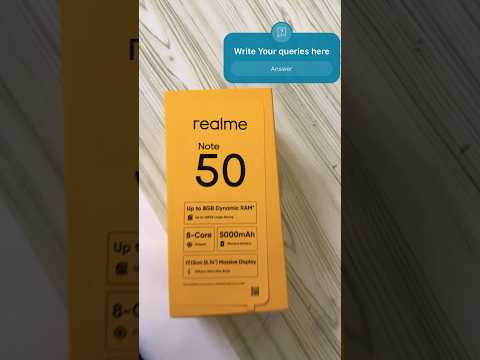 New realme note 50 #ytshorts #realme #tech