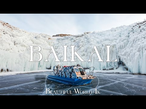 Baikal Lake 4K – Winter Splendor of the World Deepest Lake - Relaxing Piano 4K