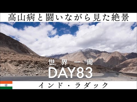 【世界一周】Day83🇮🇳：インド・ラダックの自然を駆け抜ける2泊３日ツアー3日目！パンゴン湖からレーに戻る。まさかの高山病との闘い！