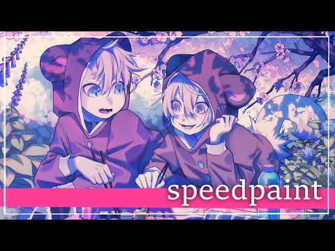 kigurumi picnic ✦ speedpaint 【CLIP STUDIO PAINT】