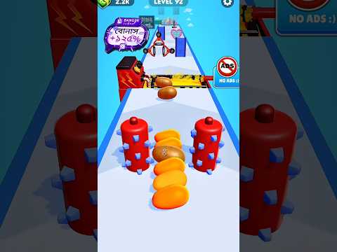 Potato Run Funny Mobile Gameplay 104 | Ranel Gamer #games #gaming #shorts