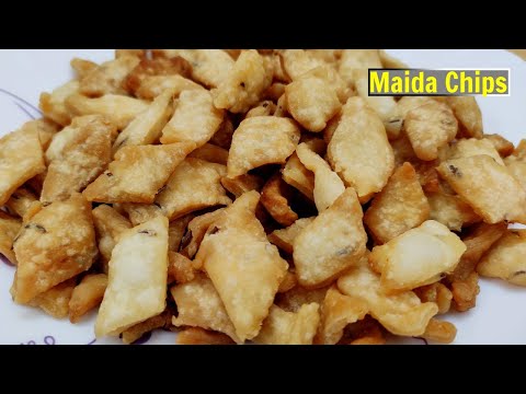 Maida Chips Recipe in Telugu | Maida Pindi Chips