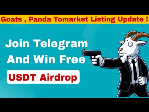 Goats Listing On Big CEXs ! Panda Airdrop And Listing Update ! New Free USDT Airdrop No Investment