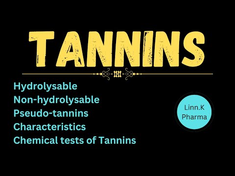 Classification of tannins || Tannins in Pharmacognosy