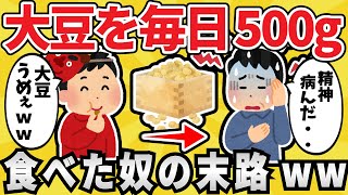 【ヤバい】大豆を毎日500g食べ続けた結果ｗｗｗ【ゆっくり解説】【有益スレ】