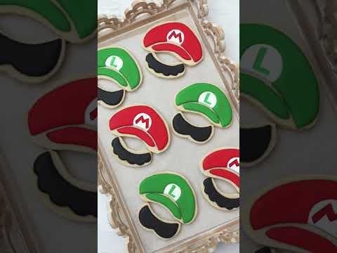 The EASIEST Super Mario Hat Cookies #nintendo