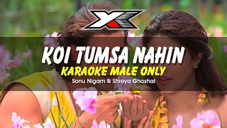 Koi Tumsa Nahin Karaoke ( Male Only ) | Krrish | Hrithik Roshan, Priyanka Chopra