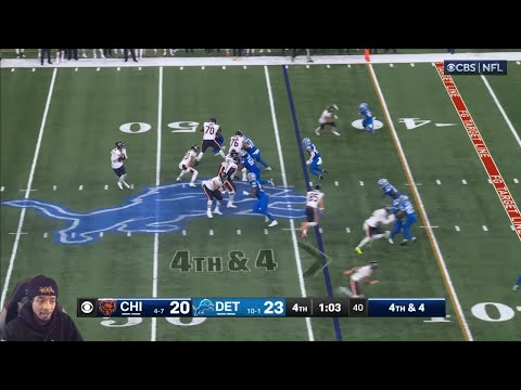 FlightReacts To Chicago Bears vs. Detroit Lions Thanksgiving 2024 Week 13 Game Highlights!