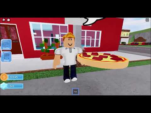 PUTTING YOUTUBER NAME ON EVERY PIZZA IN PIZZA TYCOON ON ROBLOX!!!