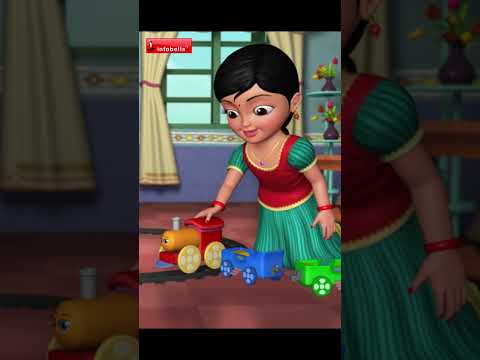 Chiku buku, chiku buku railu | Kannada Rhymes & Kids Train Songs | Infobells #kannadarhymes