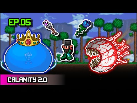 ENFRENTANDO OS PRIMEIROS BOSSES! - Calamity 2.0 Mage EP. 05