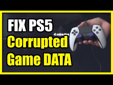 How to Fix Corrupted Game Data on PS5 (Safe Mode)