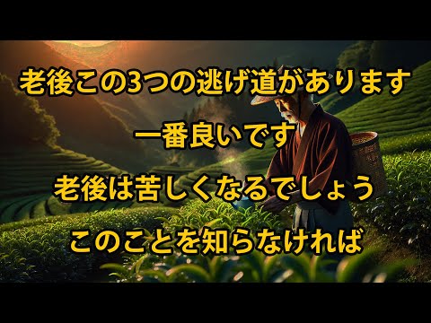 老後にこの3つの退路があるのは最良であり、これを知らないと老後は苦労することになるでしょう