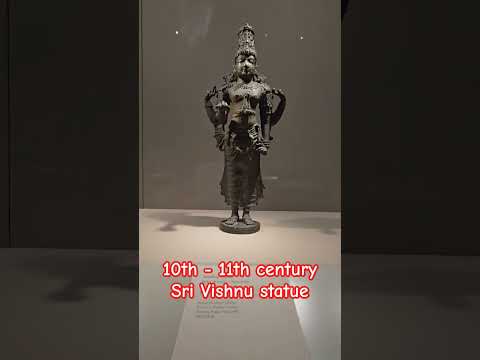 Discovering the Sri Vishnu Statue: A Glimpse into 10th-11th Century Art #shorts #themet #vishnu