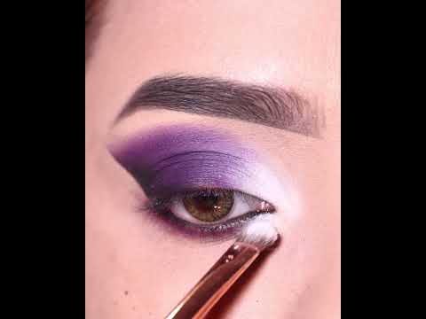 #shorts Purple Smokey Eye Makeup || Party Eyeshadow Look Step by Step || Shilpa