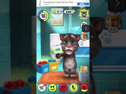 My Talking Tom | Learning Learning Work Graphics | TT Bath & Time (J)