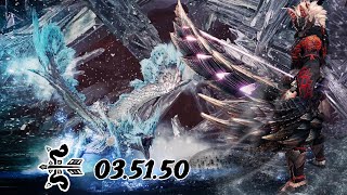 （MHWI/PS5）六花が静かに眠るなら　歴戦王イヴェルカーナ　弓　03.51.50／Arch Tempered Velkana Bow solo