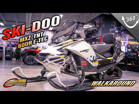 Walkaround | 2019 Ski-Doo MXZ® TNT® 600R E-TEC White & Black