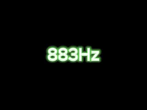 883Hz Tone Test: Speaker and & Headphone Frequency Response Test