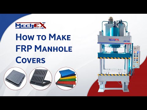 FRP Manhole Cover Manufacturing Process l FRP/DMC/BMC/SMC Manhole Cover Making Process