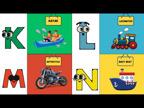 "A to Z Vehicles 🚗 | Fun Transportation ABC Song for Kids! 🎶✈️ | #abcd #kids #learning