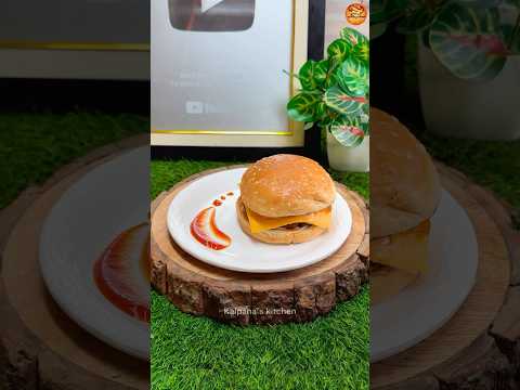 Burger recipe 😍😍❤️❤️… #shorts #shortsvideo #burger #burgerrecipe #viralvideo #kalpanaskitchen