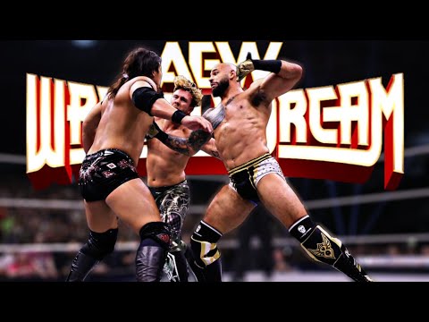 Will Ospreay Vs Konosuke Takeshita Vs Ricochet - AEW WrestleDream 2024 - Highlights.