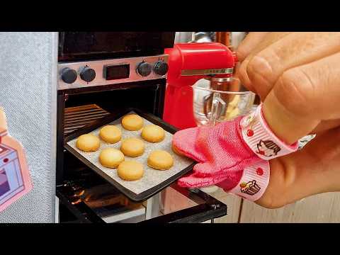 🍪 The world's smallest cookie! Mini real cooking with ASMR sound 🍪🥜🍾