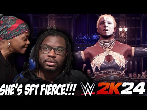 SHE IS 5FT FIERCE!!!!! | WWE 2K24 MY RISE UNLEASHED EP. 1