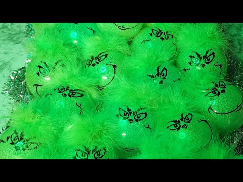 Grinch Christmas Ornaments diy